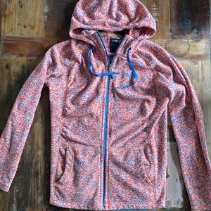The north face fleece with hood